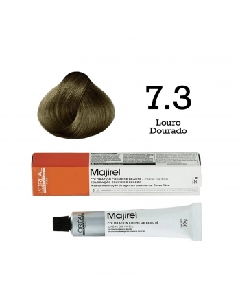 TINTURA LOREAL MAJIREL PROFISSIONAL INDIVIDUAL 7.3 LOURO DOURADO