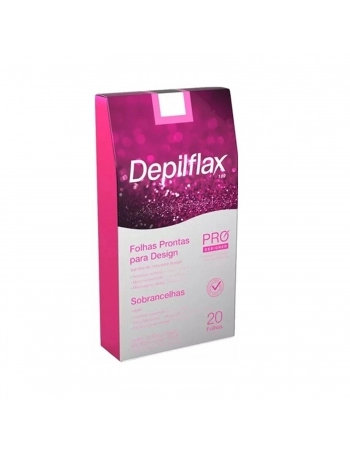 FOLHAS DEPILATORIAS SOBRANCELHAS DEPILFLAX 10PR PRO DESIGNER
