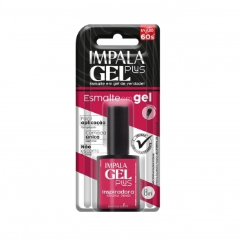 ESMALTE IMPALA GEL PLUS INSPIRADORA CREMOSO COM BLISTER 008