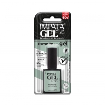 ESMALTE IMPALA GEL PLUS OTIMISTA CREMOSO COM BLISTER 019