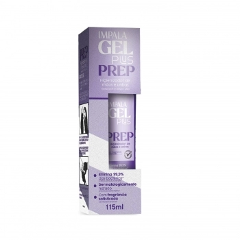 PREPARADOR IMPALA GEL PLUS HIGIENIZADOR MAOS E UNHAS 115ML