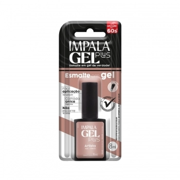 ESMALTE IMPALA GEL PLUS ARTISTA CREMOSO COM BLISTER 016