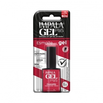 ESMALTE IMPALA GEL PLUS OUSADA CREMOSO COM BLISTER 013