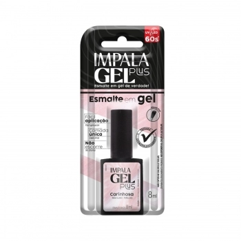 ESMALTE IMPALA GEL PLUS CARINHOSA PEROLADO COM BLISTER 007