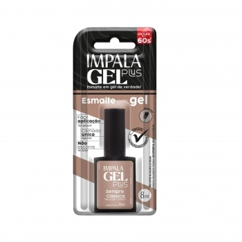 ESMALTE IMPALA GEL PLUS SEMPRE CLASSICA CREMOSO COM BLISTER 021