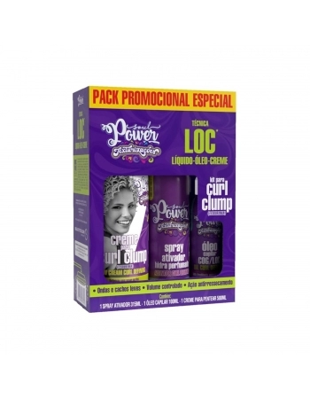 KIT SOUL POWER CREME PENTEAR+OLEO+SPRAY 500/315/100ML TECNICA LOC TESOURINHA