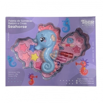 PALETA SOMBRA GLOSS BATOM FENZZA TEEN SEAHORSE SKV120011