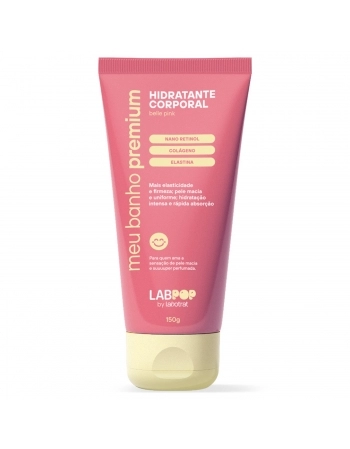 HIDRATANTE CORPORAL LABOTRAT 150G LABPOP MEU BANHO PREMIUM BELLE PINK