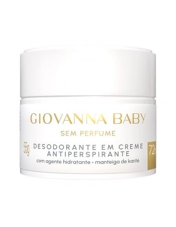 DESODORANTE CREME GIOVANNA BABY 55G SEM PERFUME