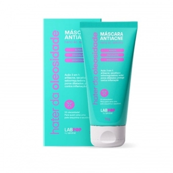 MASCARA FACIAL LABOTRAT 70G ANTIACNE HATER DA OLEOSIADE