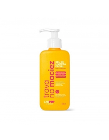 GEL LIMPEZA FACIAL 240ML LABPOP TRAVA NA MACIEZ