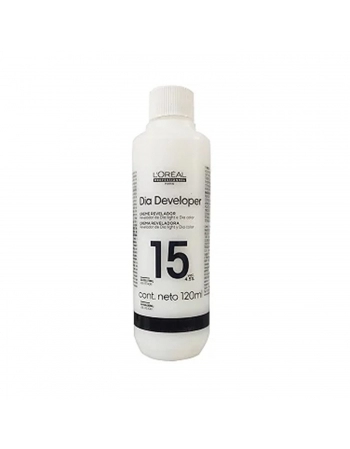 AGUA OXIGENADA LOREAL DIA DEVELOPER 15V 120ML REVELADOR