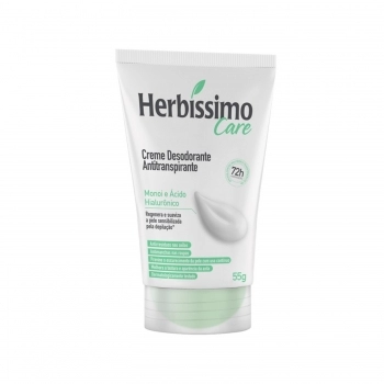 DESODORANTE CREME BISNAGA HERBISSIMO 55G MONOI/ACIDO HIALURONICO