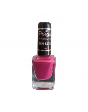 ESMALTE PRISCILA 10ML SEM BLISTER CREMOSO BEM ESTAR 2868