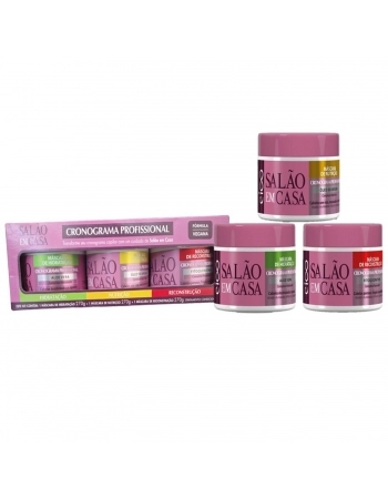 KIT 3 MASCARA EICO 270G SALAO EM CASA HIDRATAÇÃO/NUTRIÇÃO/RECONSTRUÇÃO