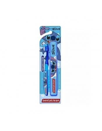 ESCOVA DENTAL DENTALCLEAN INFANTIL STITCH MACIA A PARTIR 3 ANOS ESCOLAR