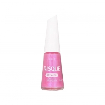 ESMALTE RISQUE CINTILANTE NOVA COR CHICLETE ME ESQUECE SB