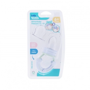 ALIMENTADOR LOLLY KINDDY 736101M FREEZYNG POUCH SILICONE BLISTER AZUL