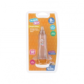 SERINGA PARA LAVAGEM NASAL LOLLY KINDDY 7176 01 MUNDO BITA BLISTER LARANJA