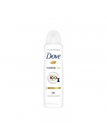 DESODORANTE AEROSOL DOVE FEMININO 150ML INVISIBLE DRY