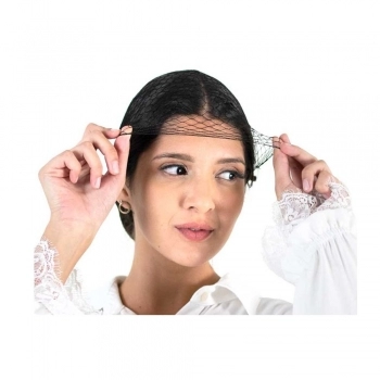 REDE PARA CABELO SANTA CLARA GROSSA PRETA 2 UNIDADES 363
