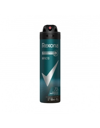 DESODORANTE AEROSOL REXONA MASCULINO 150ML IMPACTO
