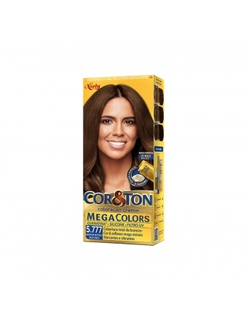 TINTURA NIELY COR&TON KIT 5.777 MARROM INTENSO PROFUNDO