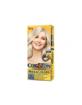 TINTURA NIELY COR&TON KIT 12.111 LOURO SUPER PLATINADO