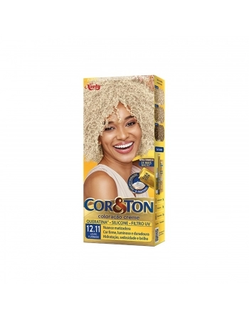 TINTURA NIELY COR&TON KIT 12,11 LOURO PLATINADO