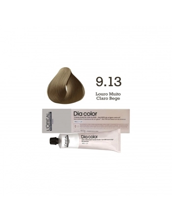 TONALIZANTE LOREAL DIALIGHT PROFISSIONAL INDIVIDUAL 9.13 LOURO MUITO CLARO CENDRE DOURADO