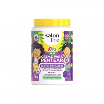 CREME PENTEAR SALON LINE 500G KIDS CACHINHOS SEM FRIZZ ACAI