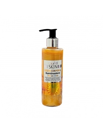 GELEIA CORPORAL MURIEL SKIN 200ML ILUMINADORA POS SOL/MAR