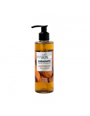 SABONETE LIQUIDO FACIAL/CORPORAL MURIEL SKIN 200ML AMENDOAS