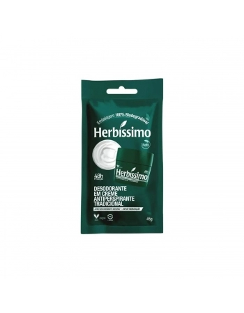 DESODORANTE CREME HERBISSIMO 45G REFIL TRADICIONAL