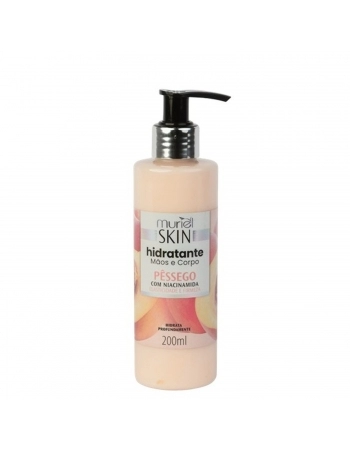 CREME HIDRATANTE MAOS/CORPO MURIEL SKIN 200ML PESSEGO