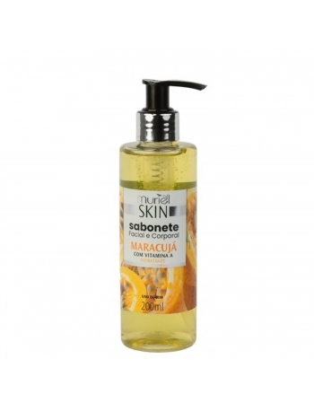 SABONETE LIQUIDO FACIAL/CORPORAL MURIEL SKIN 200ML MARACUJA