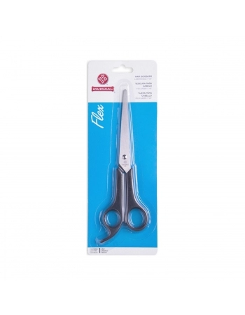 TESOURA CABELO MUNDIAL FLEX 5 3/8\" 163 5 FIO LASER