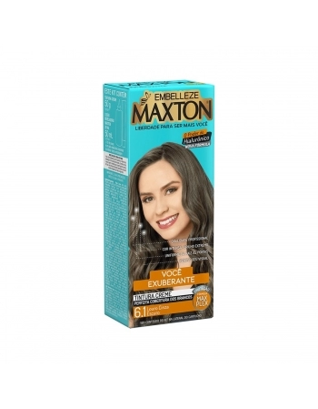 TINTURA MAXTON KIT PRATTICO 6.1 LOURO CINZA ESCURO