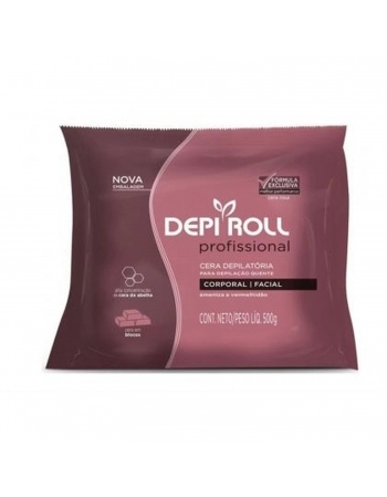 CERA QUENTE DEPI ROLL 500G ROSA