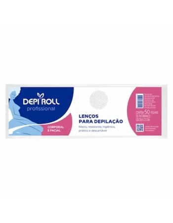 LENCO DEPILACAO DEPI ROLL 50FOLHAS