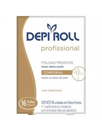 FOLHAS CORPORAL DEPI ROLL 8 PARES TRADICIONAL