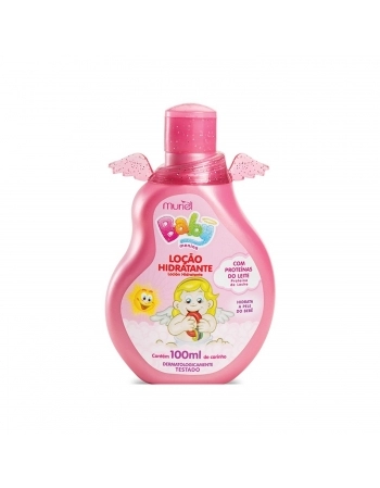 LOÇAO HIDRATANTE CORPORAL INFANTIL MURIEL 100ML ROSA