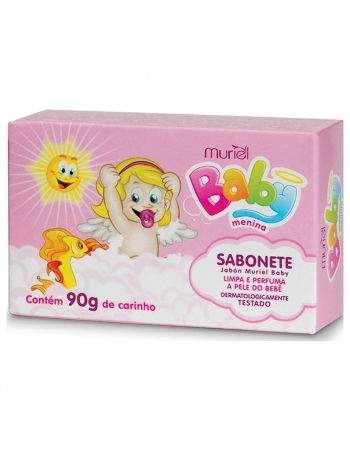 SABONETE INFANTIL MURIEL 90G ROSA