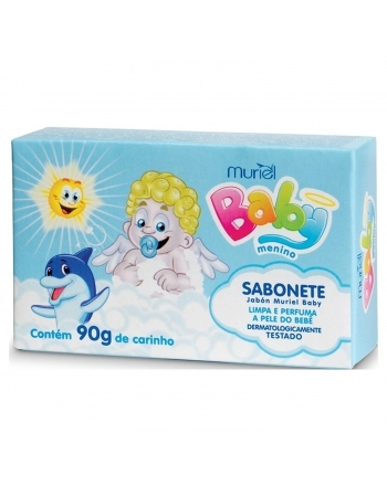 SABONETE INFANTIL MURIEL 90G AZUL