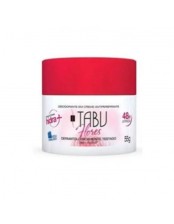 DESODORANTE EM CREME TABU 55G FLORES