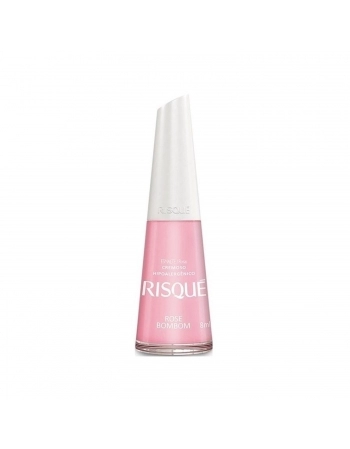 ESMALTE RISQUE CREMOSO SEM BLISTER ROSE BOMBOM