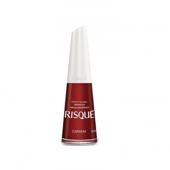 ESMALTE RISQUE CREMOSO SEM BLISTER CARMIM