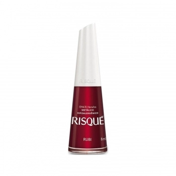 ESMALTE RISQUE METALIZADO SEM BLISTER RUBI
