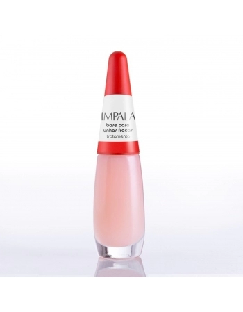 ESMALTE IMPALA BASE UNHAS FRACAS TRATAMENTO TRANSPARENTE SEM BLISTER 042