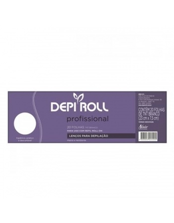 LENCO DEPILACAO DEPI ROLL 20FOLHAS